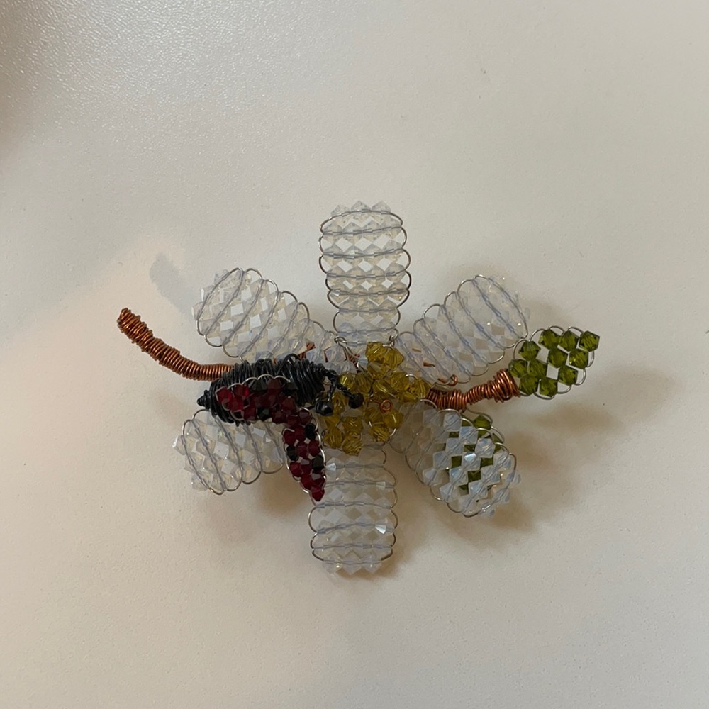 Swarovski Crystal Hand Made Flower Brooch